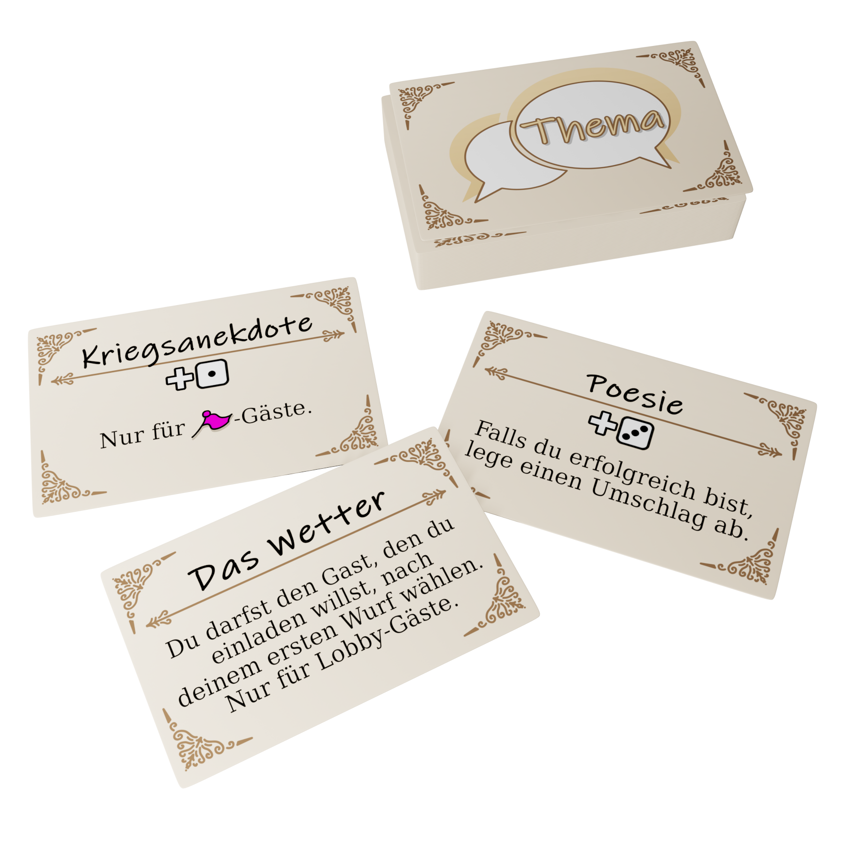 Dinner Party: Themen